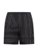 Toteme ivory pajama shorts - women