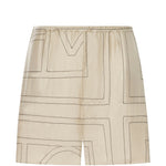 Shorts pigiama in avorio toteme - donna 