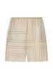 Toteme ivory pajama shorts - women