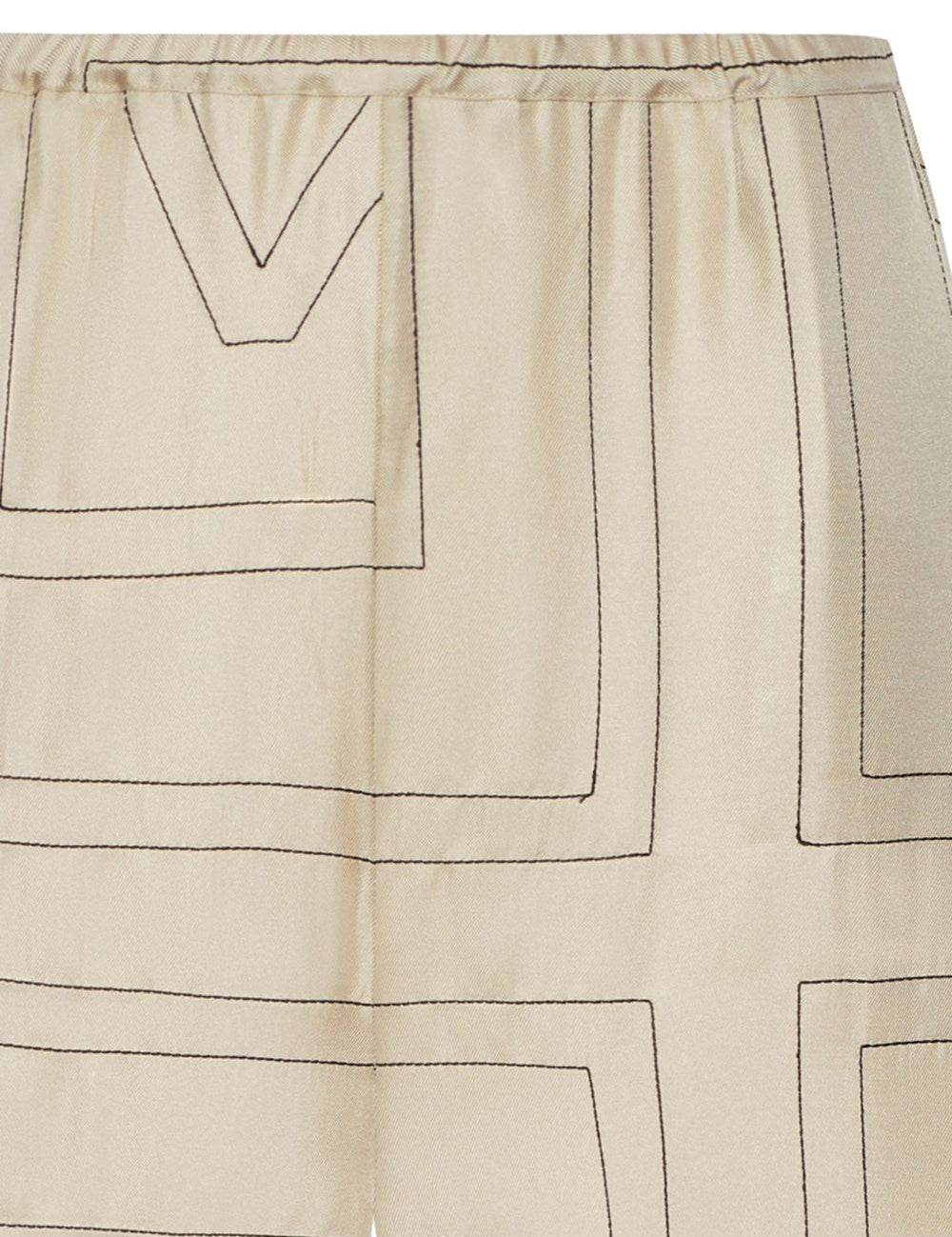 Shorts pigiama in avorio toteme - donna 