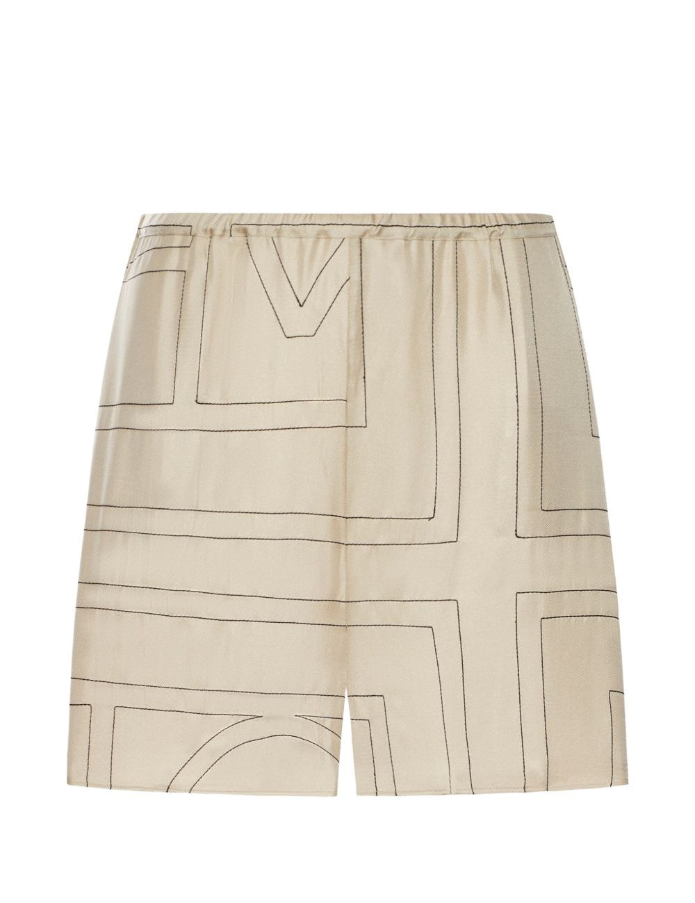 Shorts pigiama in avorio toteme - donna 