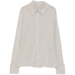 Camicia a maniche lunghe in grigio 