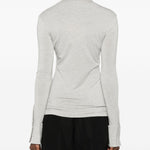 Camicia a maniche lunghe in grigio 