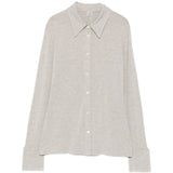 Camicia a maniche lunghe in grigio 