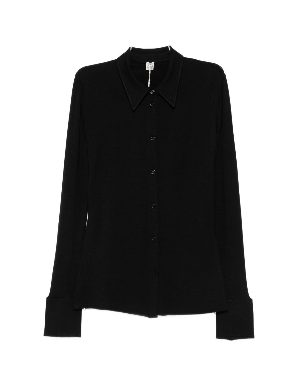 Camicia a maniche lunghe in nero 