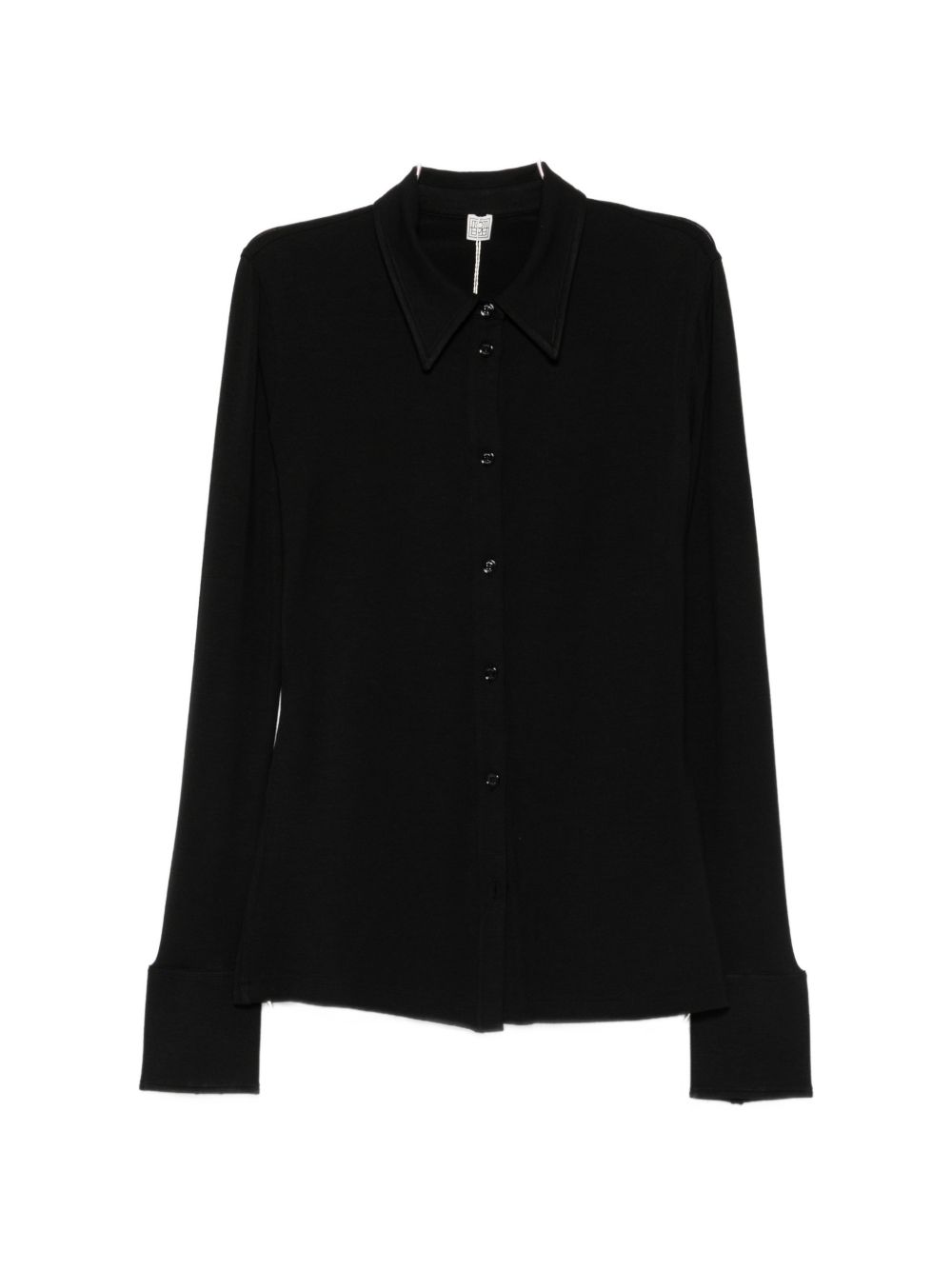 Camicia a maniche lunghe in nero 