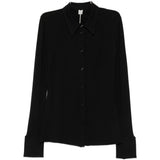 Camicia a maniche lunghe in nero 