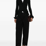 Camicia a maniche lunghe in nero 