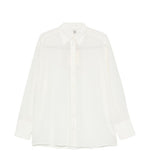 Camicia in crepe di setain bianco 