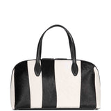 Borsa tote a righe multicolor 