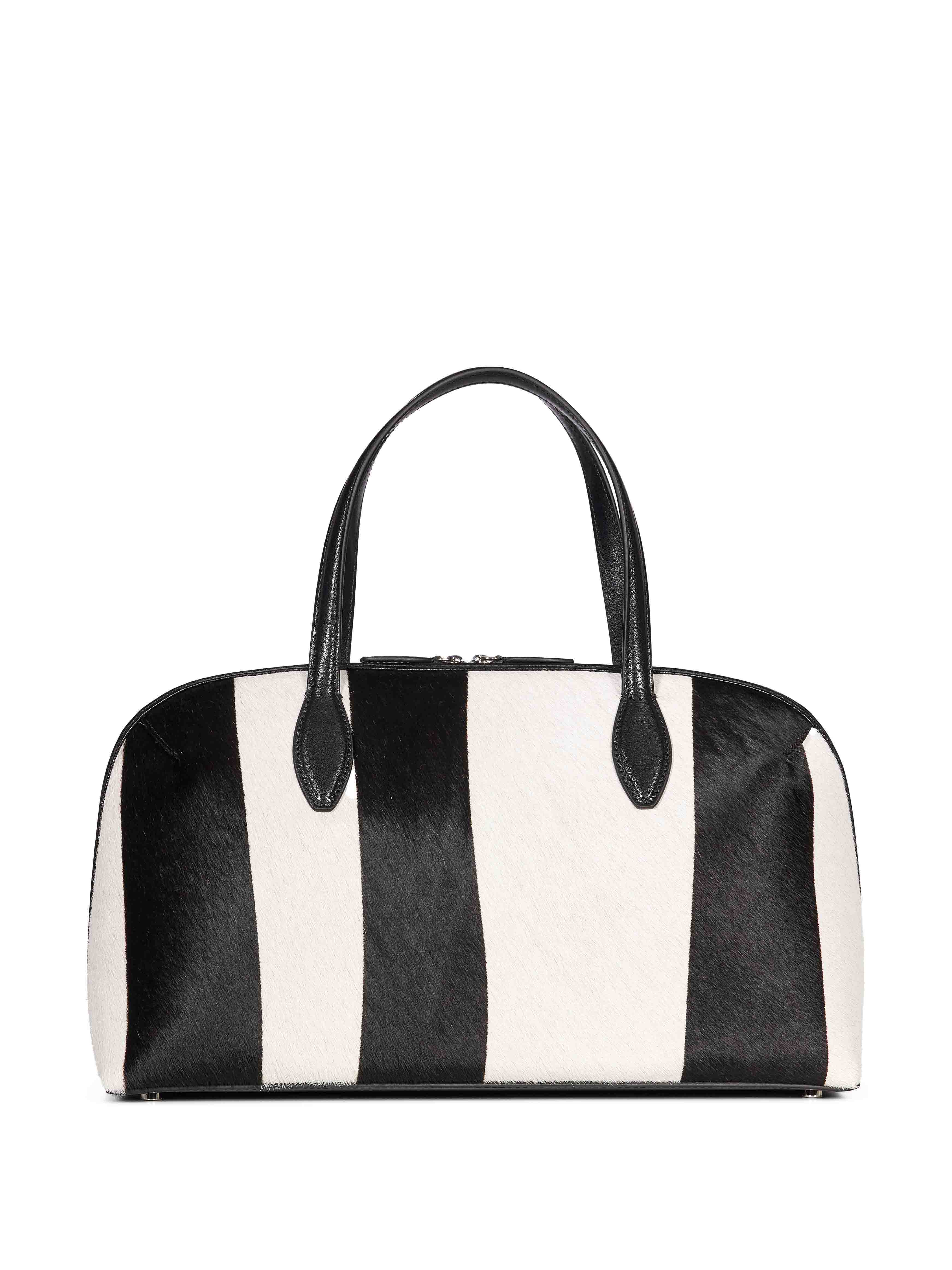 Borsa tote a righe multicolor 