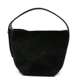 Borsa tote in suede nero 