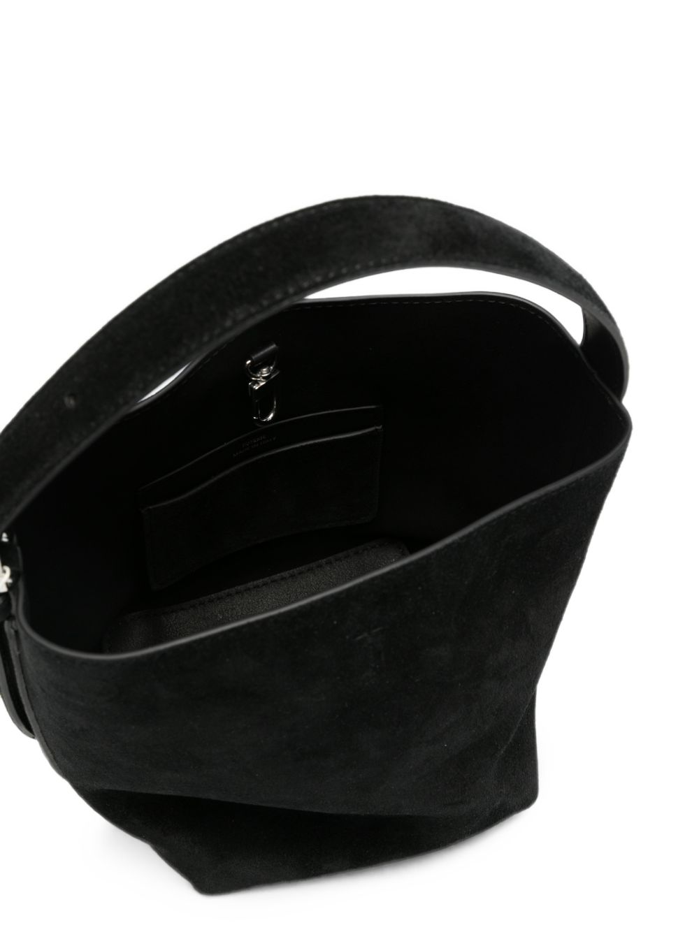Borsa tote in suede nero 
