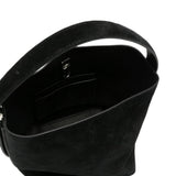 Borsa tote in suede nero 