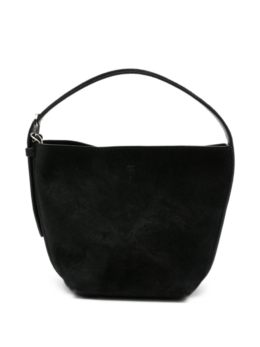 Borsa tote Petite Belted Suede in nero 