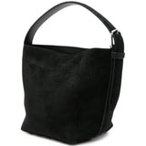 Borsa tote in suede nero 