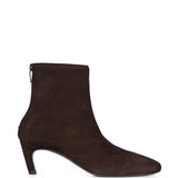 Stivaletti alla caviglia in suede marrone 