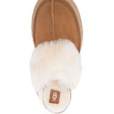Mules Funkette con cinturino in beige 