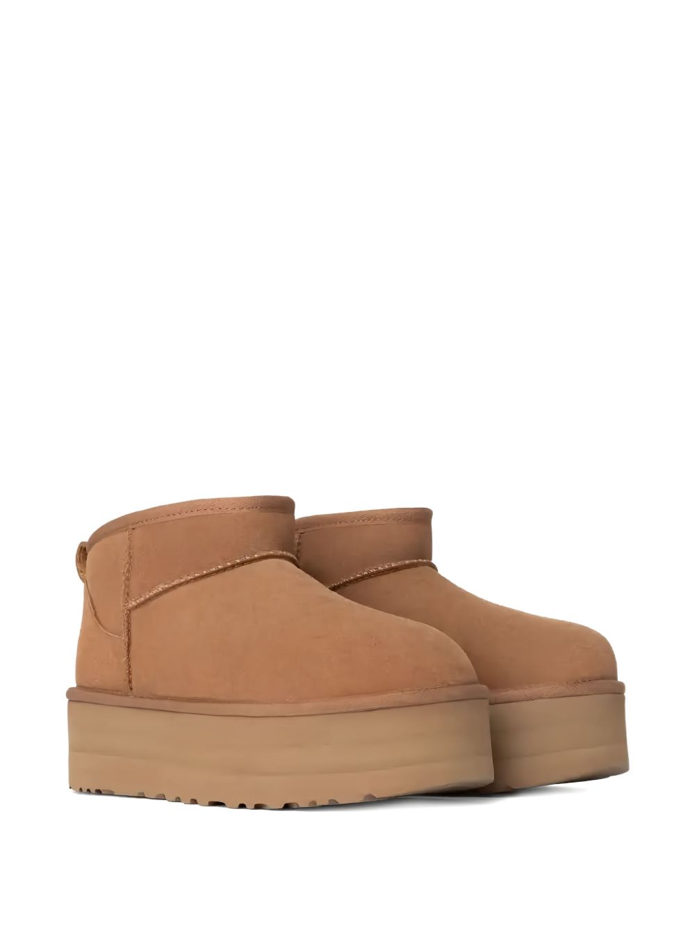 Stivaletti Classic Ultra Mini Platform in beige 