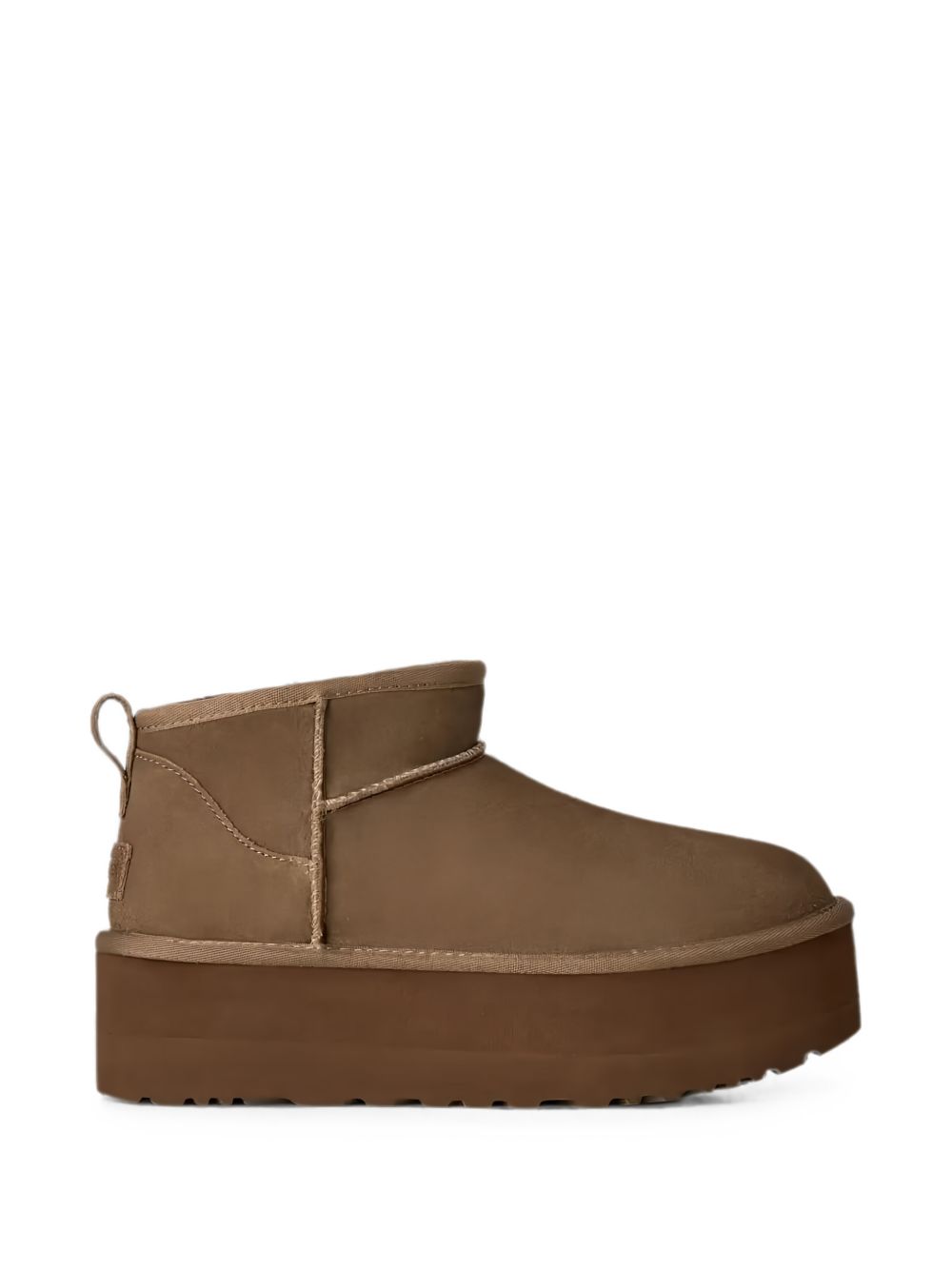 Stivaletti Classic Ultra Mini Platform in marrone 