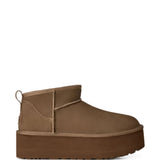 Stivaletti Classic Ultra Mini Platform in marrone 