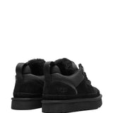 Sneakers con shearling in nero 