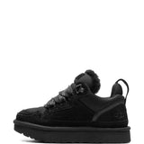 Sneakers con shearling in nero 