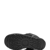 Sneakers con shearling in nero 