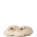 Mules Tazz Fluff in avorio 