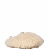 Mules Tazz Fluff in avorio 