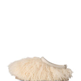 Mules Tazz Fluff in avorio 