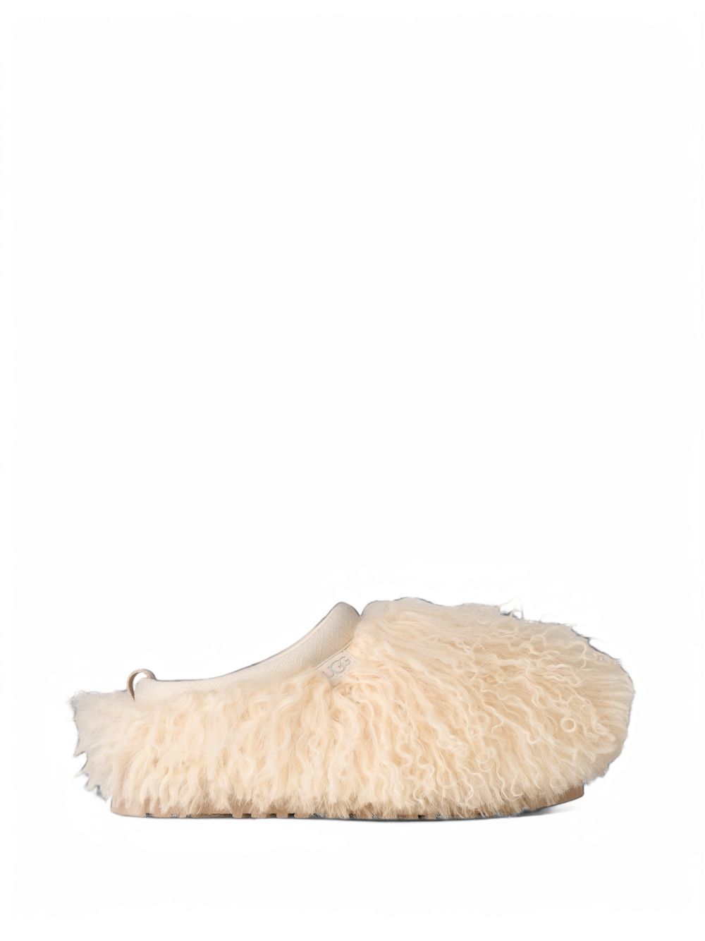 Mules Tazz Fluff in avorio 
