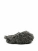 Tazz Fluff mules in grey