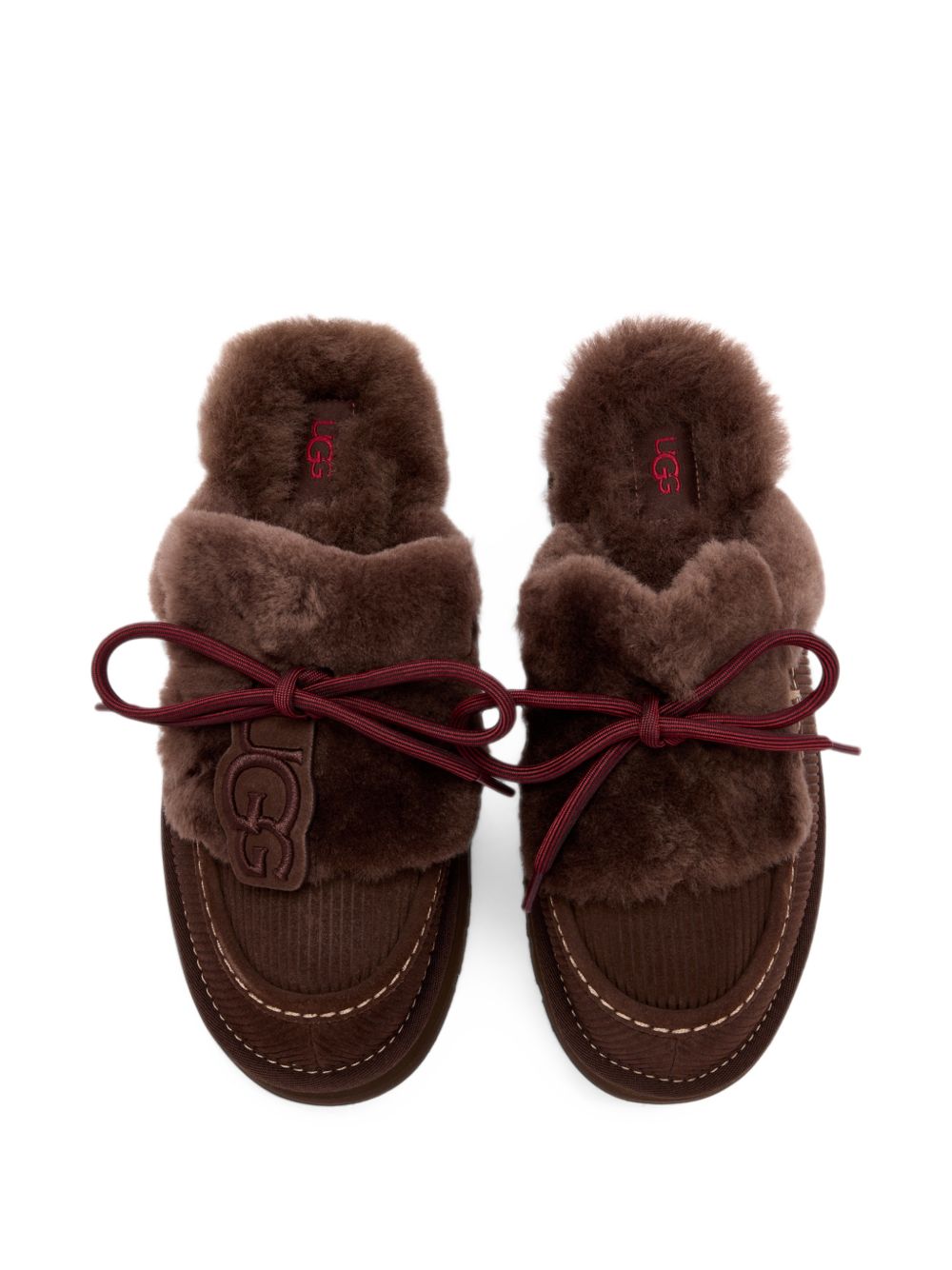 Mules Disquette Heritage in marrone 