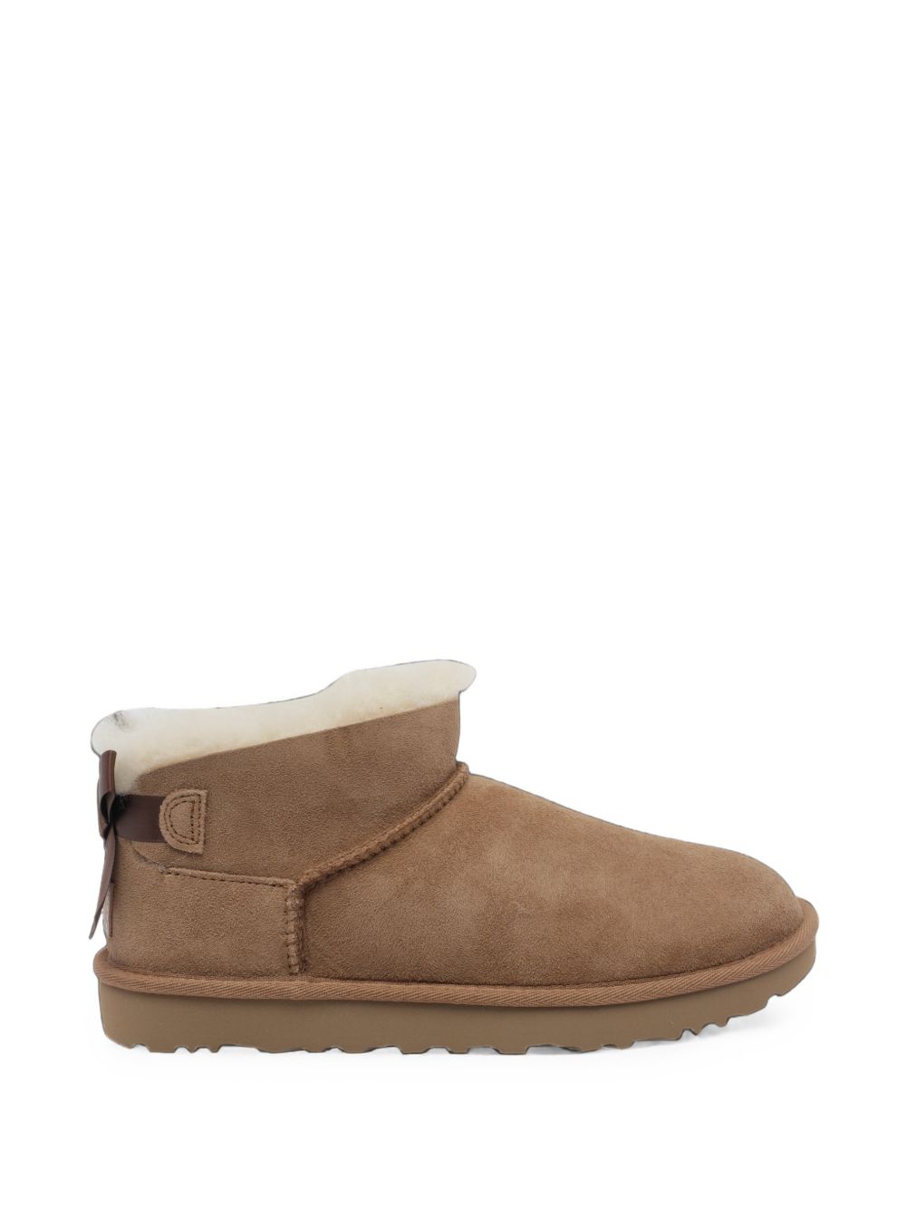 Stivaletti Ultra Mini Bailey Bow in beige 