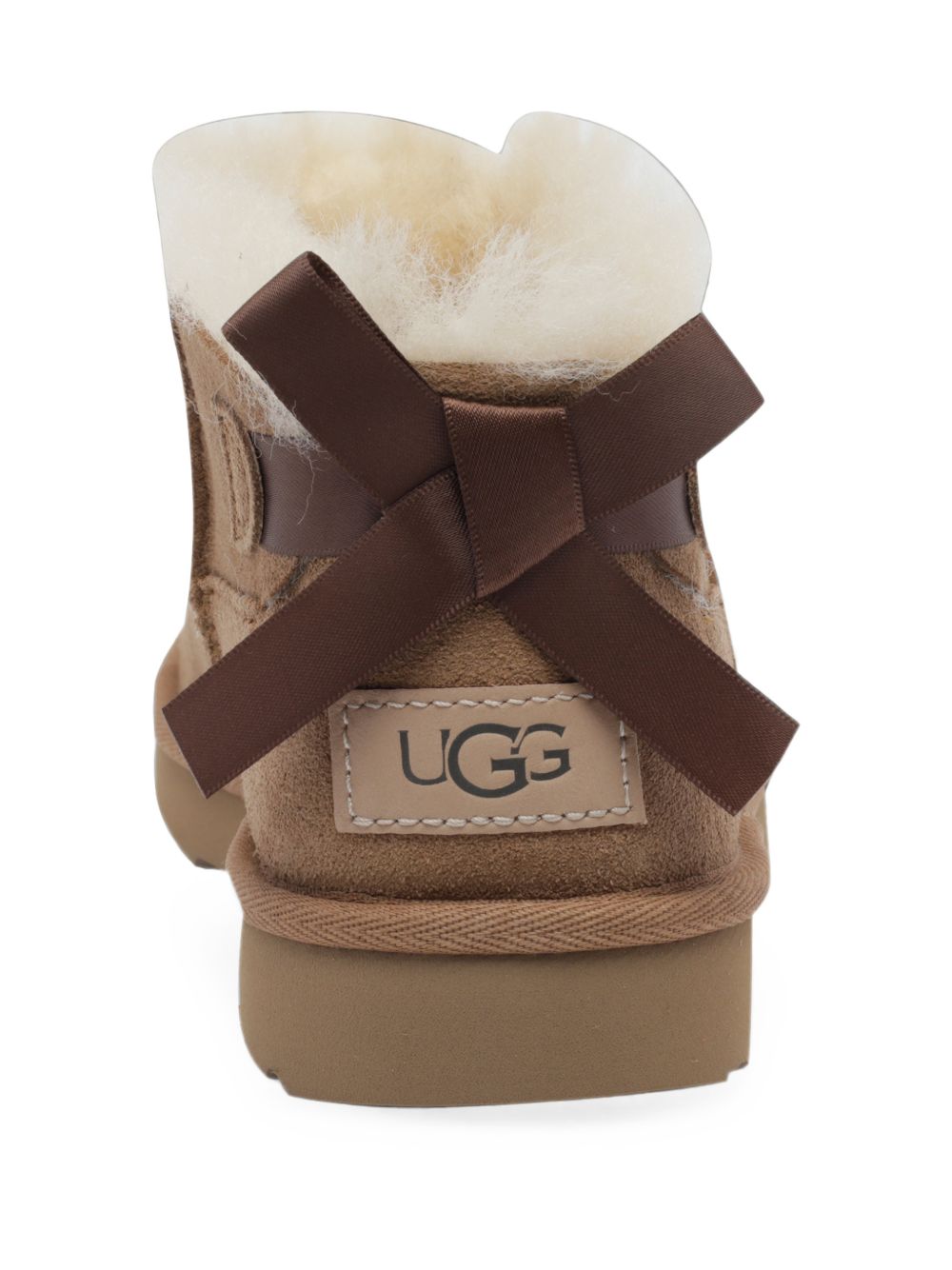 Stivaletti Ultra Mini Bailey Bow in beige 