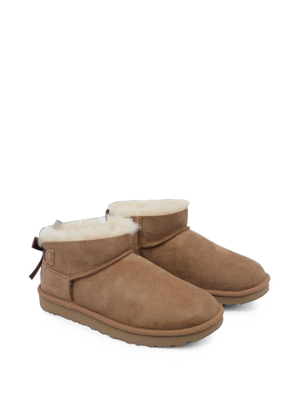 Stivaletti Ultra Mini Bailey Bow in beige 
