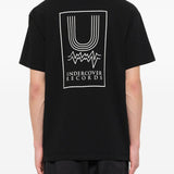T-shirt con stampa grafica in nero 