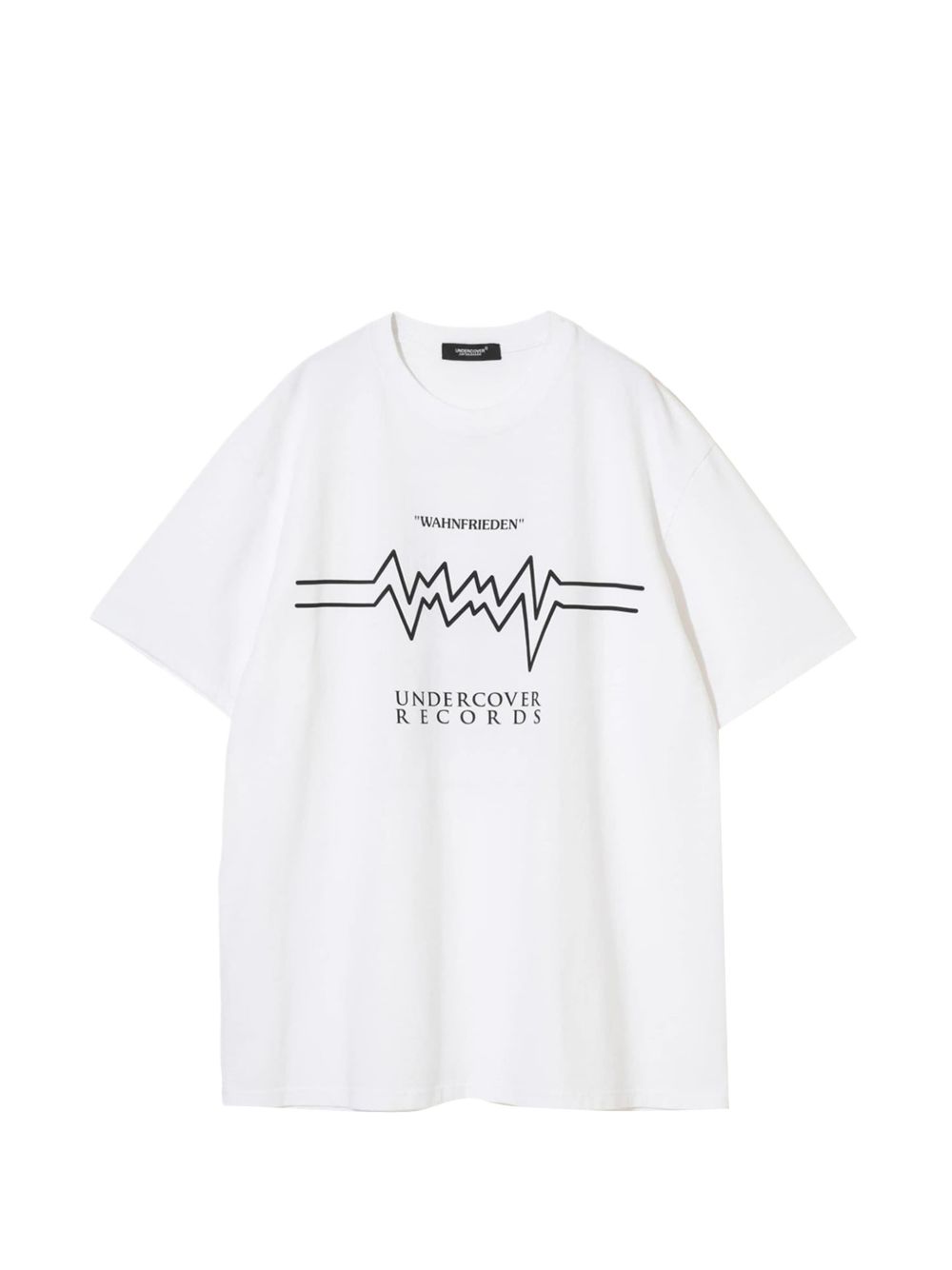 T-shirt in cotone bianco con stampa grafica 
