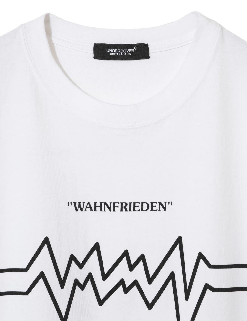 T-shirt in cotone bianco con stampa grafica 