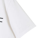 T-shirt in cotone bianco con stampa grafica 