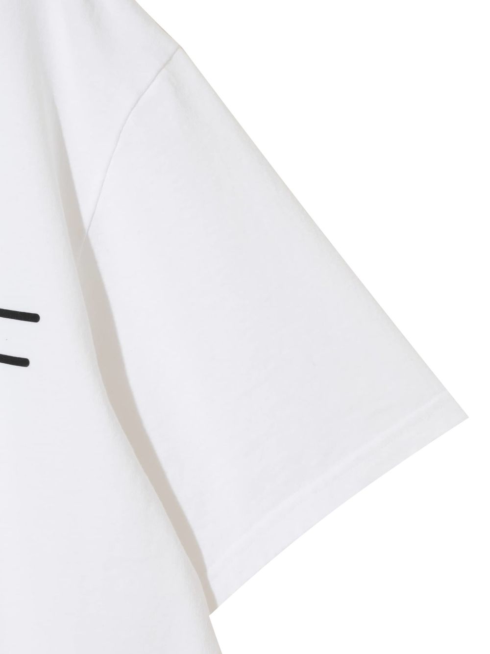 T-shirt in cotone bianco con stampa grafica 