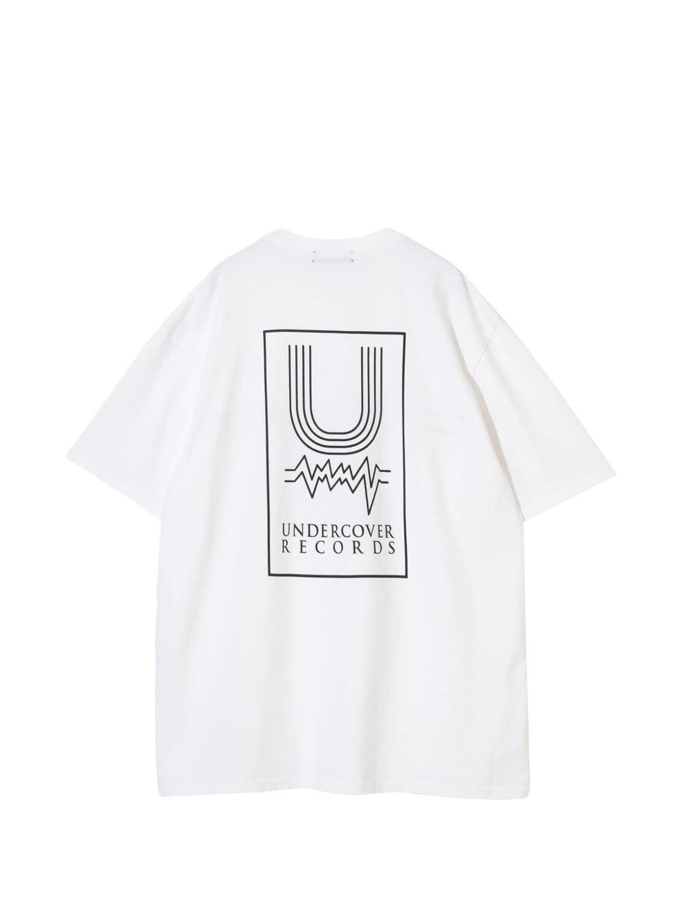 T-shirt in cotone bianco con stampa grafica 