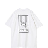 T-shirt in cotone bianco con stampa grafica 