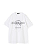 T-shirt in cotone bianco con stampa grafica