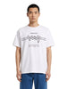 White cotton T-shirt with graphic print