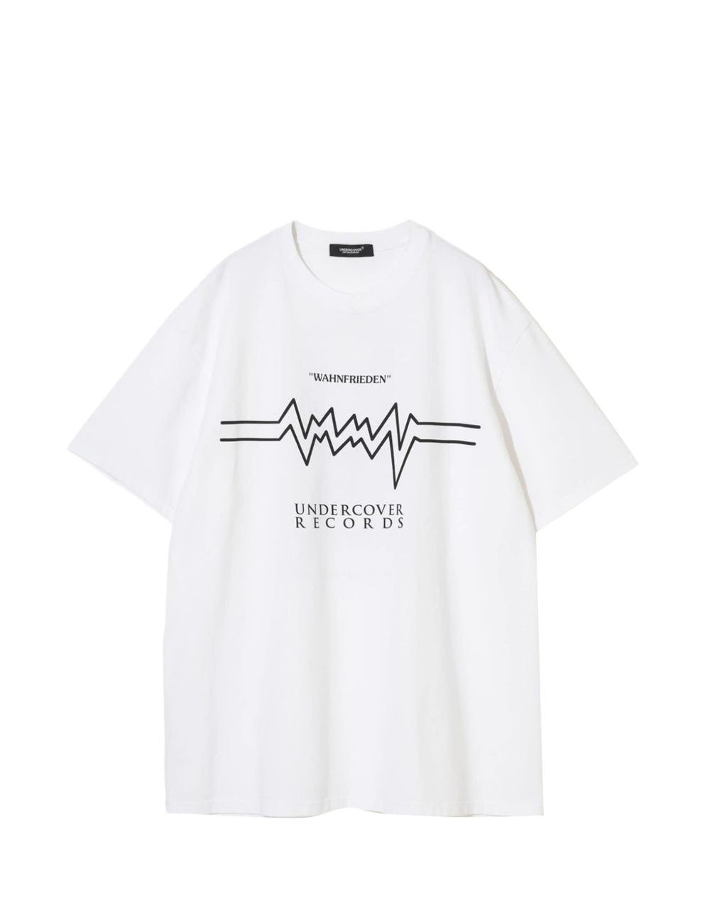 T-shirt in cotone bianco con stampa grafica 