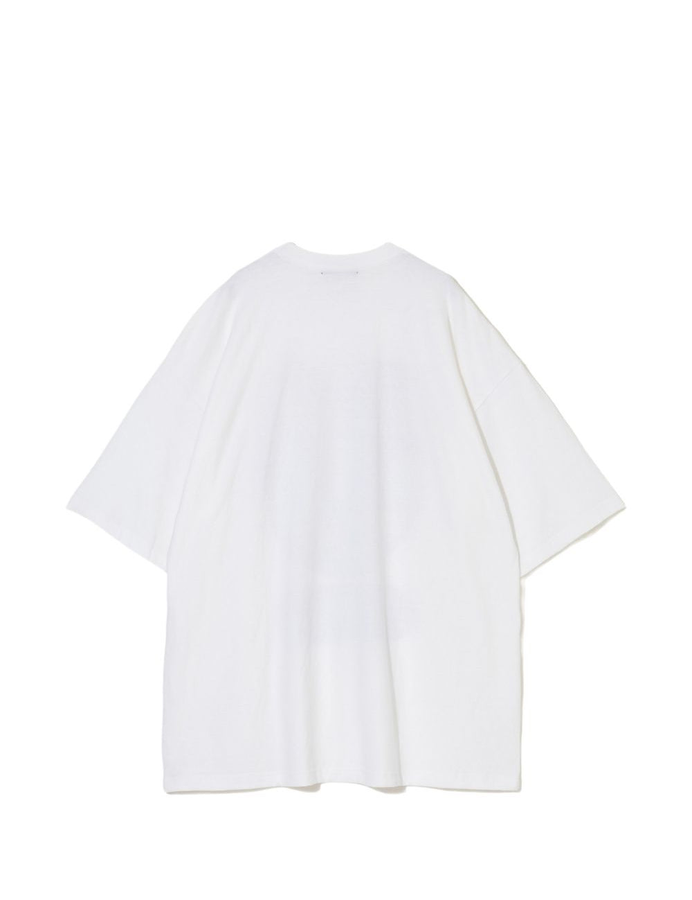 T-shirt a maniche corte con stampa in bianco 