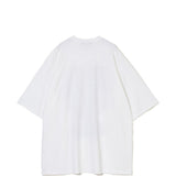 T-shirt a maniche corte con stampa in bianco 