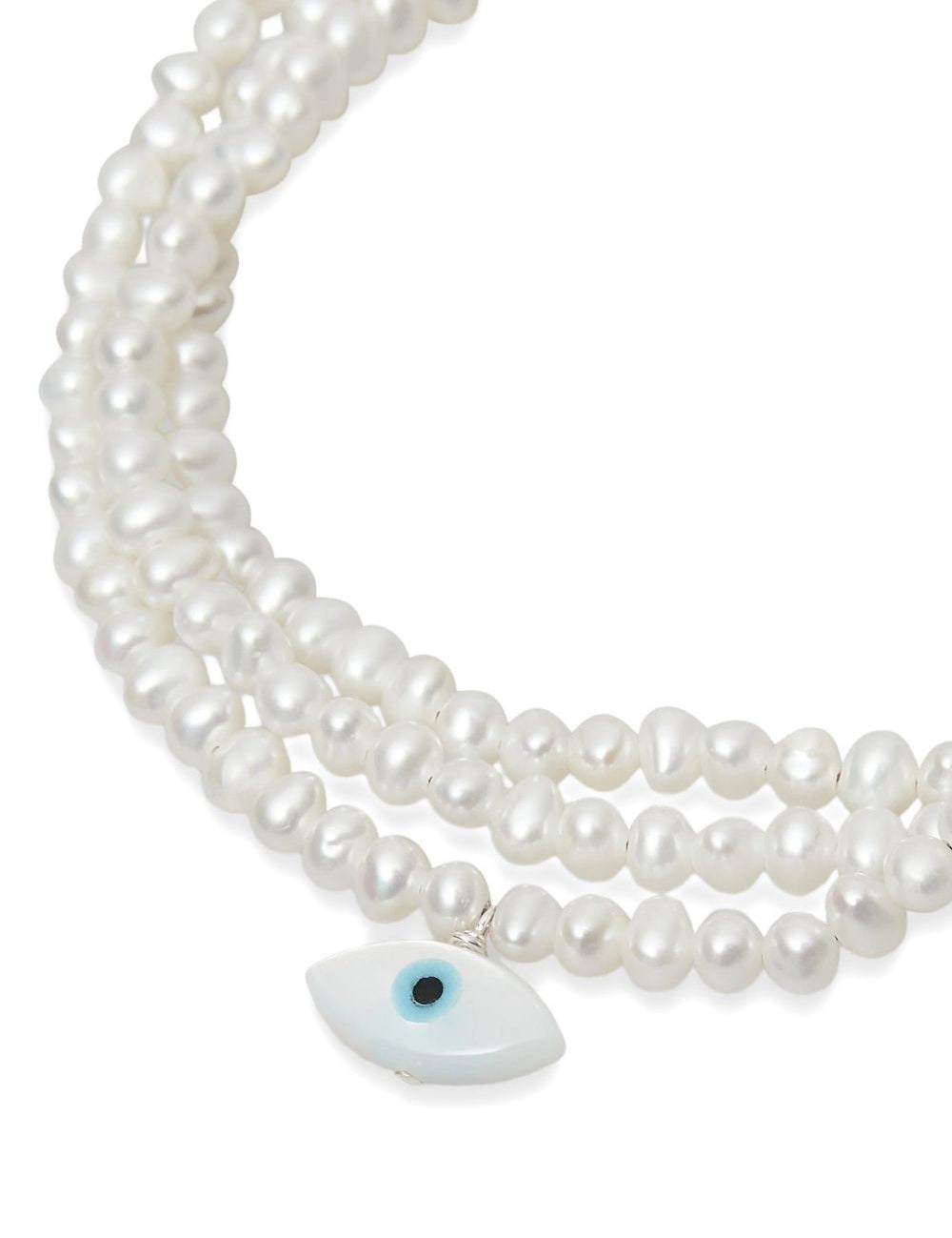 Bracciale con pendente in bianco 